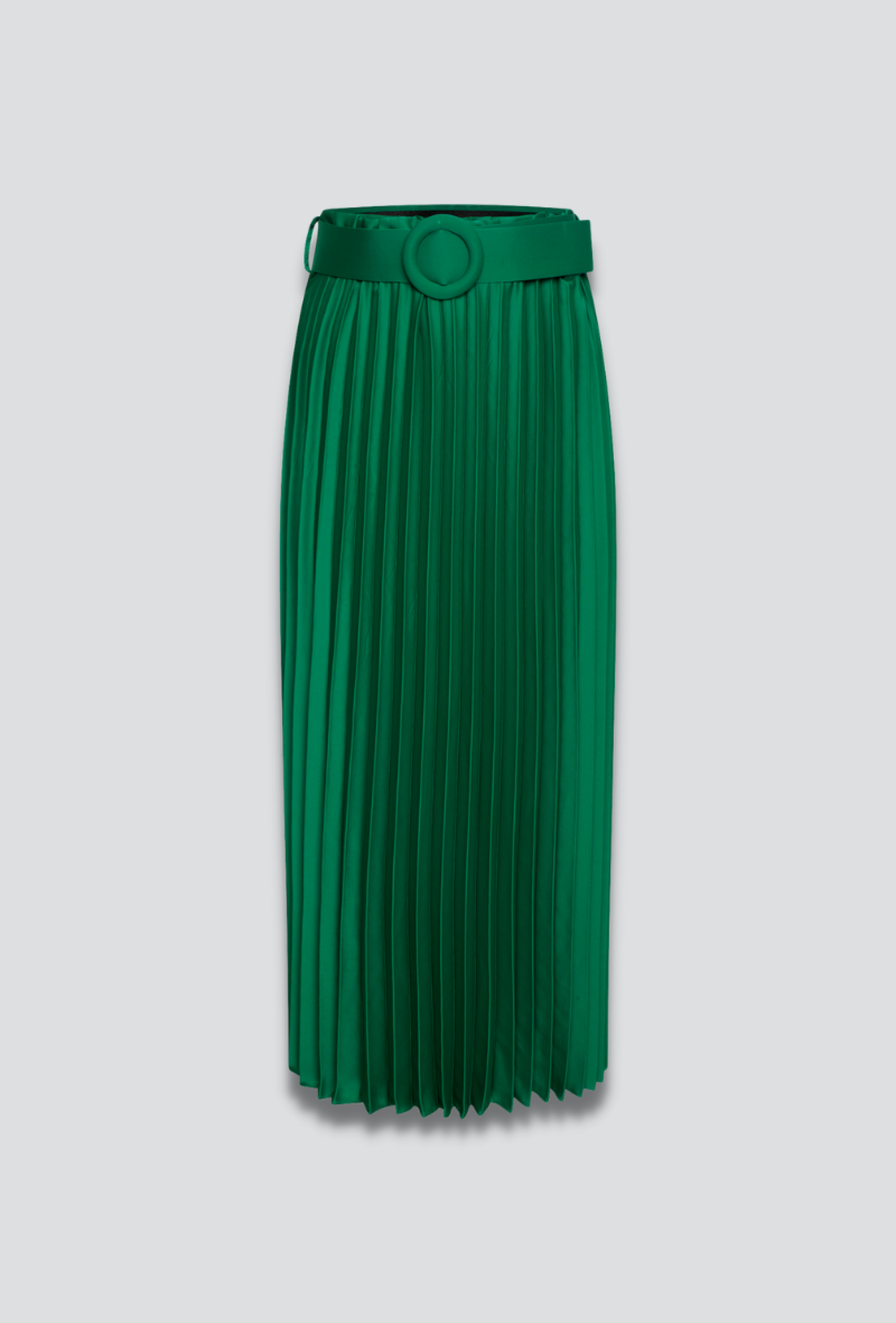 Pleated Skirt Green.png