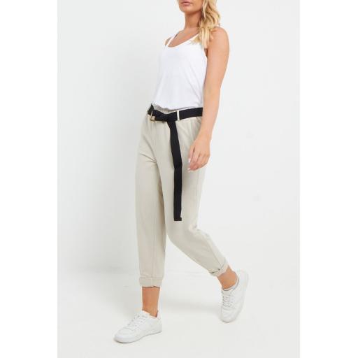 Belted Joggers