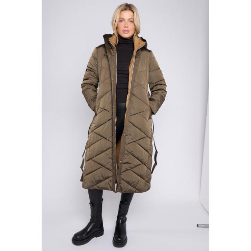 Long Length Puffed Coat