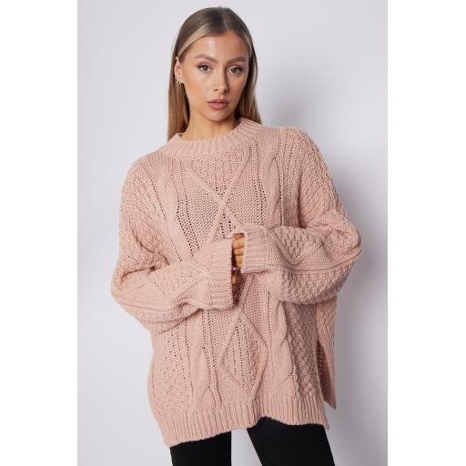 Crew Neck Chunky Knit Jumper