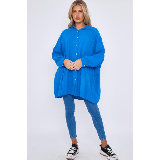 Cheesecloth Oversize Shirt